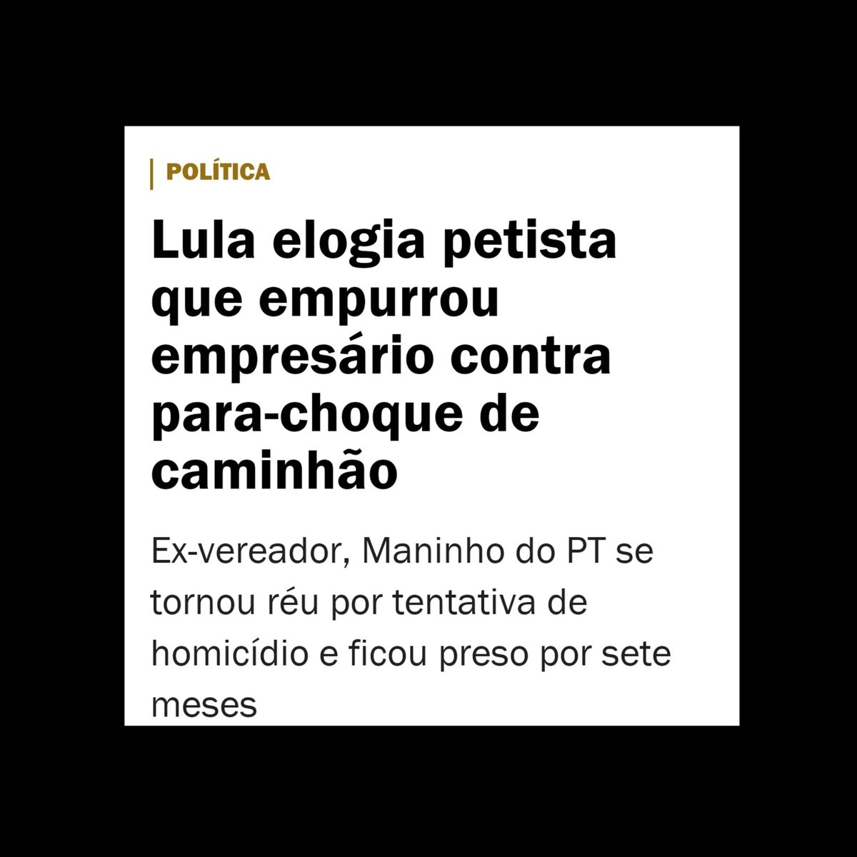 oiluiz's tweet photo. Pena de morte para quem xinga, elogio para quem deixa em coma. https://t.co/bENOxQWOJE