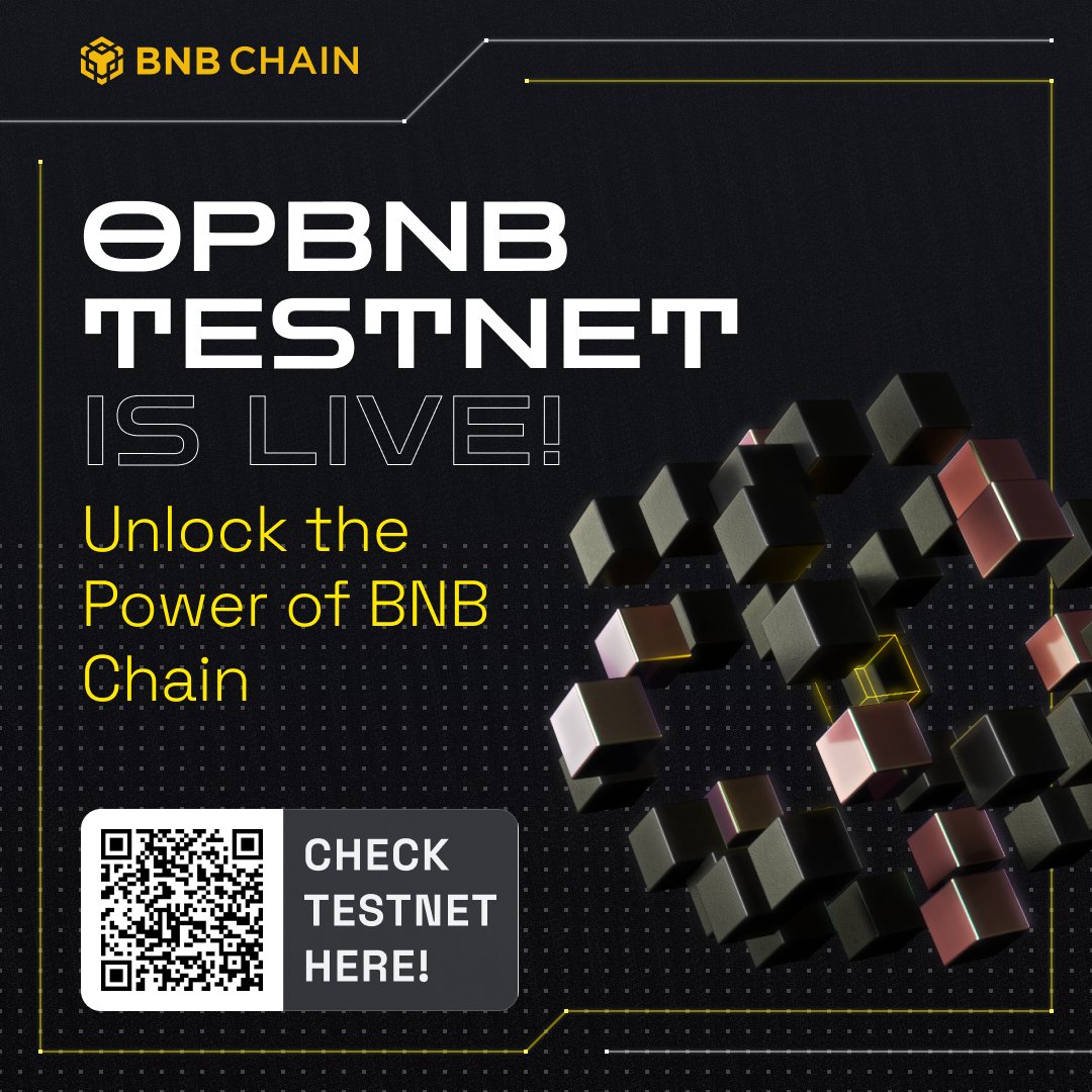 Incredible benefits of opBNB: 🔸 Cheaper Gas Fees: As low as $0.005.  (Optimism gas fees: $0.05; Arbitrum: $0.1). 🔸 Fastest Transactions: TPS  over 4,000. 🔸 Vibrant Community: DAU over 1M+. https://t.co/wKrXA9FrHt