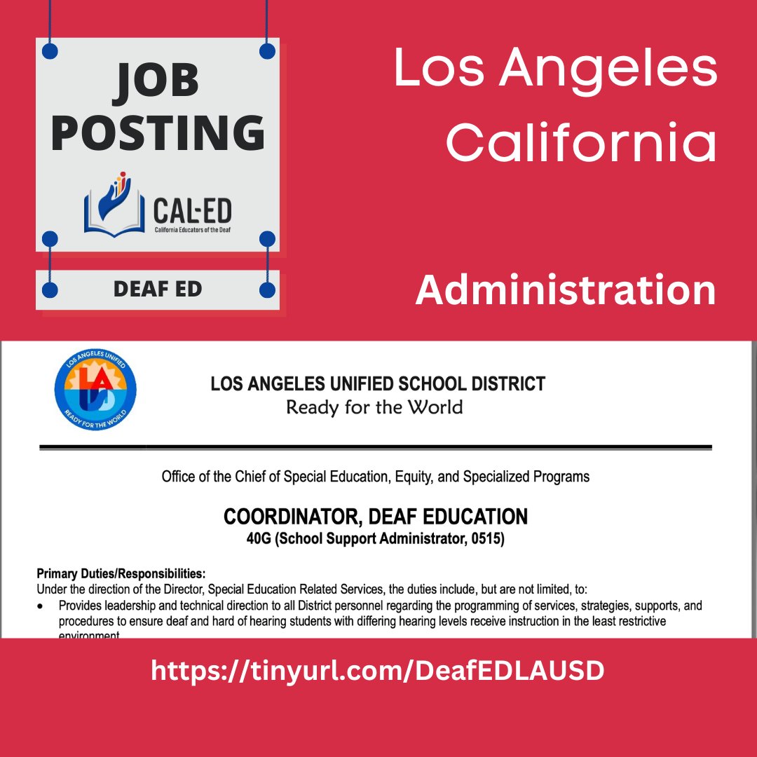 California Educators of the Deaf tweet media