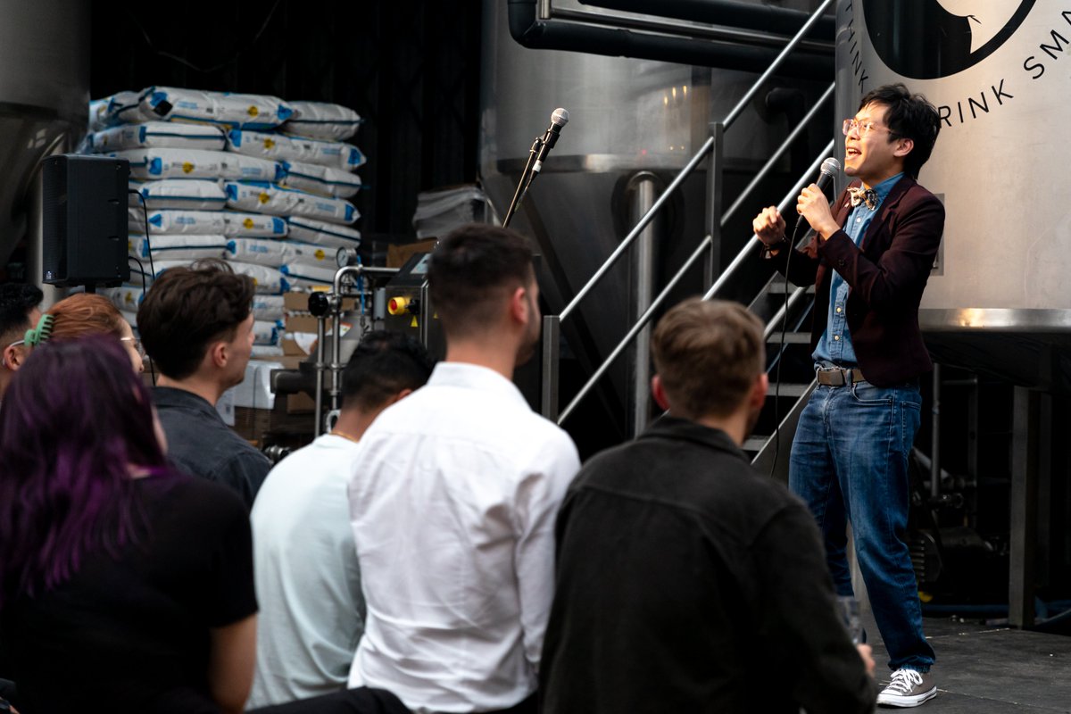 origsmallbeer's tweet image. Last week we indulged in the hilarious chaos that is @CorpsingComedy🕵️

The Taproom was packed for the murder mystery stand-up night with some of the best talents on the circuit. 👏

We're taking a break in August but will be back ready for more mystery and comedy in September!👀