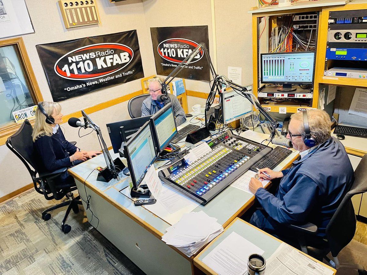 OmahaSupernovas's tweet image. @NeProVb's new President, Diane Mendenhall, talked all things Nebraska and volleyball on NewsRadio @kfabnews! ✨🙌

Thank you to the legendary radio stars, Gary &amp;amp; Jim, for hosting Diane on the Good Morning Show! ☀️ 

#NeProVb #RealProVb #ProVolleyball #Omaha