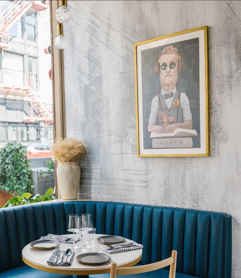 This month, we're shining a spotlight on our valued customer <a href="/krasiboston/">Krasi</a>, an amazing Greek wine bar that has been adding a touch of class to every table with our peppercorn stripe napkins! We look forward to many more years of partnership together! 👏