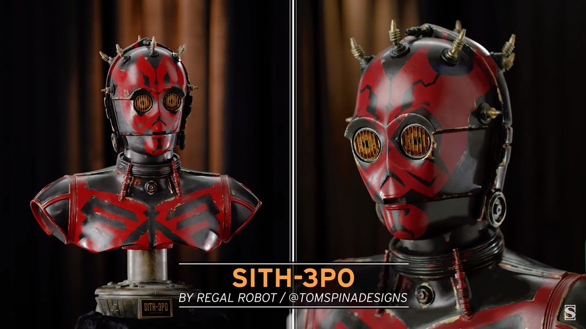 coleccioniswspn's tweet image. Nueva locura que han presentado en la San Diego Comic Con. De la mano de Regal Robot llega.... &quot;Sith C3-PO&quot;
Via @MrLeitor
#Sith3PO #RegalRobol #SideshowCon #SDCC #ComicCon