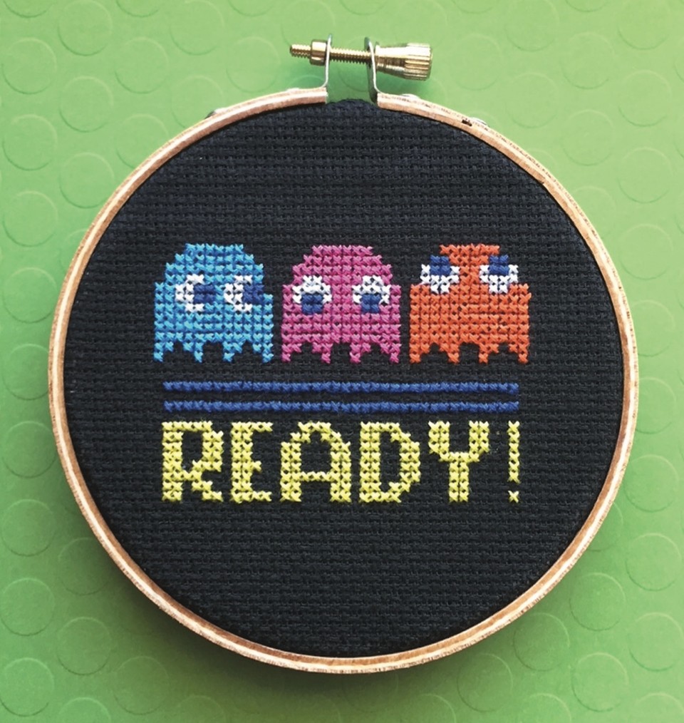 Learn how to make an 8-bit cross stitch that's a 10/10 😉 this Friday July 21st, from 5:00 PM - 7:00 PM, explore further and design a piece that would make proud both Pac-Man! To join in and delve further: tinyurl.com/kjm6a7x2