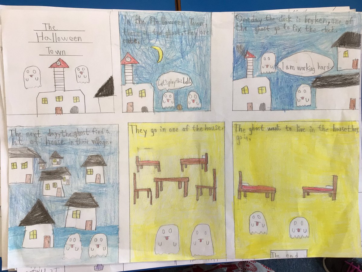 Year 4 have created some fantastic graphical novels this week! #Year4 #OutwoodPrimary
