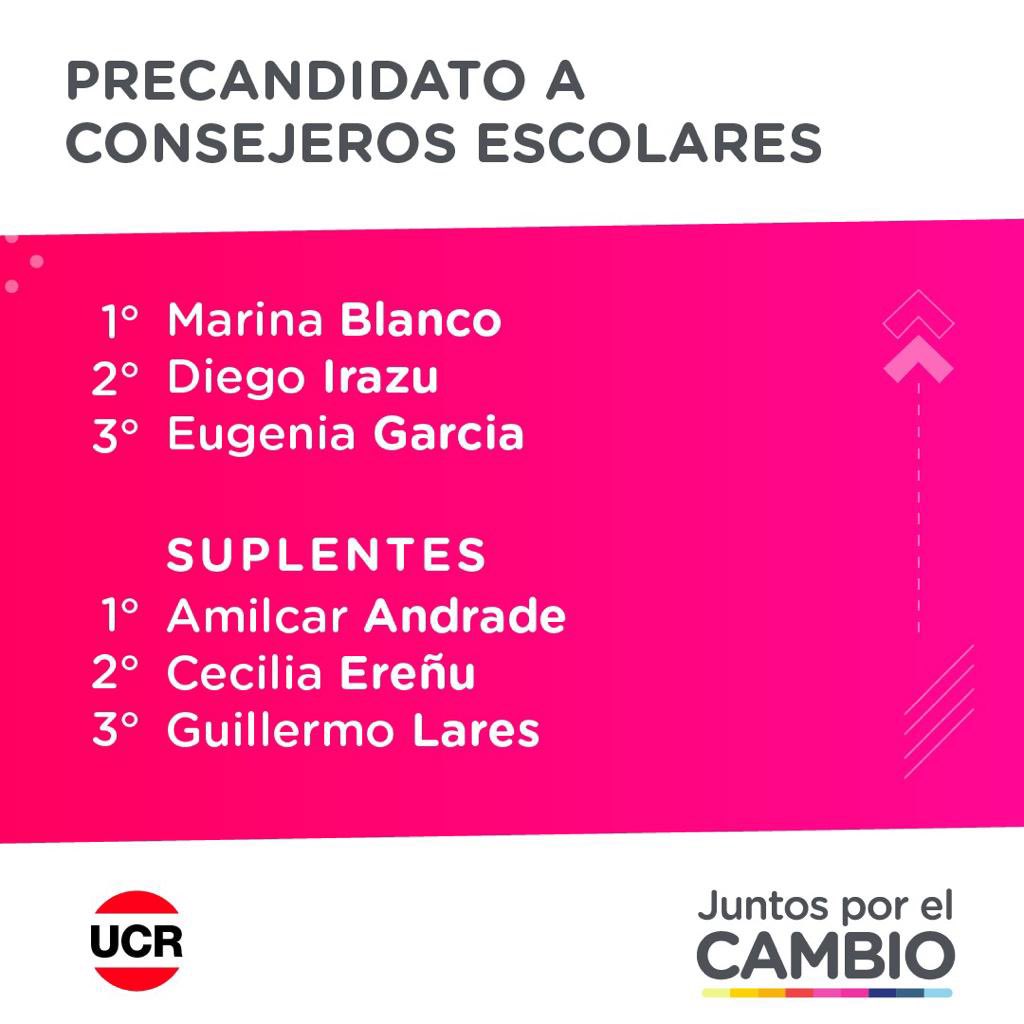 UNA LISTA CON PERSONALIDAD,  UN MODELO DE GESTIÓN Y UNA UCR COMPROMETIDA PARA DARLE FUERZA AL CAMBIO 💪🏻

Para los radicales, toda jornada democrática es una fiesta 🗳️. Y para las próximas preparamos al mejor equipo.