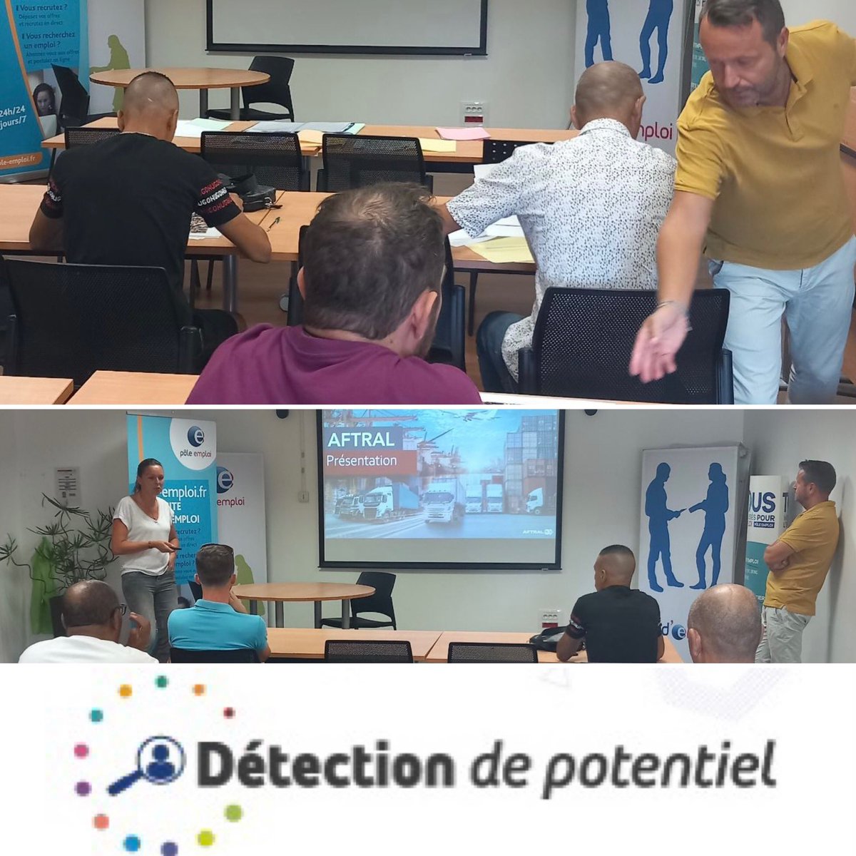 🚛🚚🚌 Tut tut! Découverte du transport grâce à la #Détection de #potentiel à l’agence @poleemploi_VAR #Draguignan Des candidats conquis par l’outil financé par <a href="/MaRegionSud/">Région Sud</a> #Expertise #Avenir merci à l’intervention d’Agathe Mechin de l’<a href="/AFTRAL/">AFTRAL</a> 😃