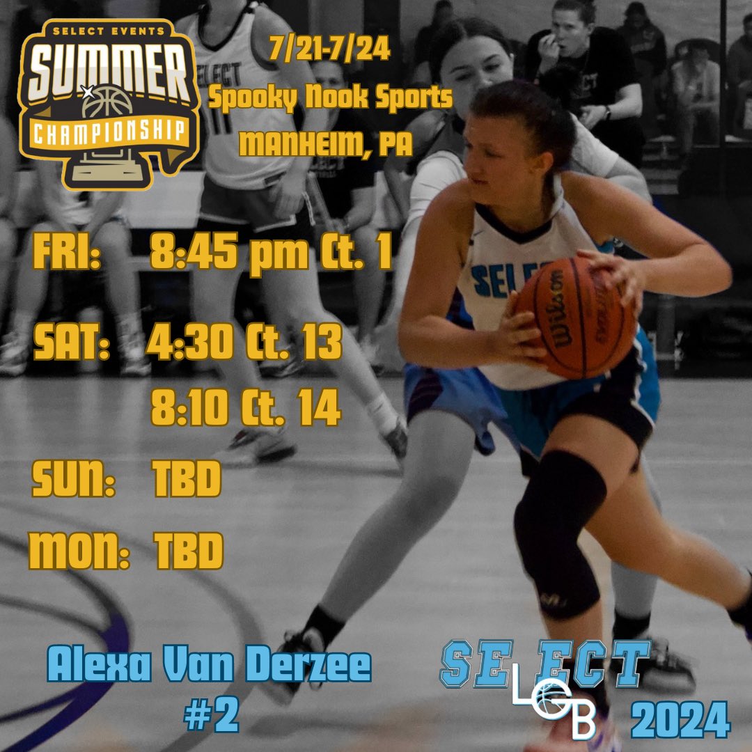 Alexa Vanderzee (@alexavanderzee) on Twitter photo Wish it weren’t so… my last AAU tournament is this weekend! 🏀🔥
<a href="/LBGbasketball/">Lexie Gerson Basketball</a>
#LBGSELECT #2024 Wish it weren’t so… my last AAU tournament is this weekend! 🏀🔥
<a href="/LBGbasketball/">Lexie Gerson Basketball</a>
#LBGSELECT #2024