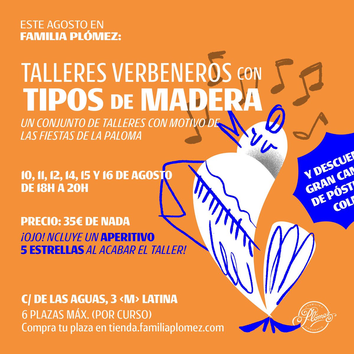 Si estás en agosto por Madrid en la familia Plomez tenemos un plan para ti…