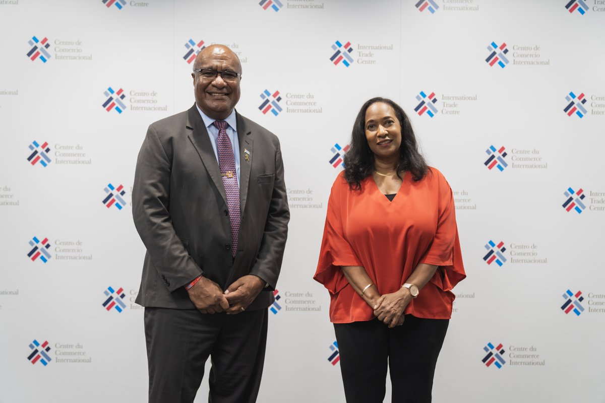 International Trade Centre (ITC) (@itcnews) on Twitter photo Exec Director <a href="/CokeHamilton/">Pamela Coke-Hamilton</a> met with Fiji's Deputy Prime Minister, Manoa Kamikamica, to discuss ITC's ongoing support for Fiji's private sector export development, including through working with <a href="/InvestmentFiji/">Investment Fiji</a>.
We are committed to empowering more women and youth economically. Exec Director <a href="/CokeHamilton/">Pamela Coke-Hamilton</a> met with Fiji's Deputy Prime Minister, Manoa Kamikamica, to discuss ITC's ongoing support for Fiji's private sector export development, including through working with <a href="/InvestmentFiji/">Investment Fiji</a>.
We are committed to empowering more women and youth economically.