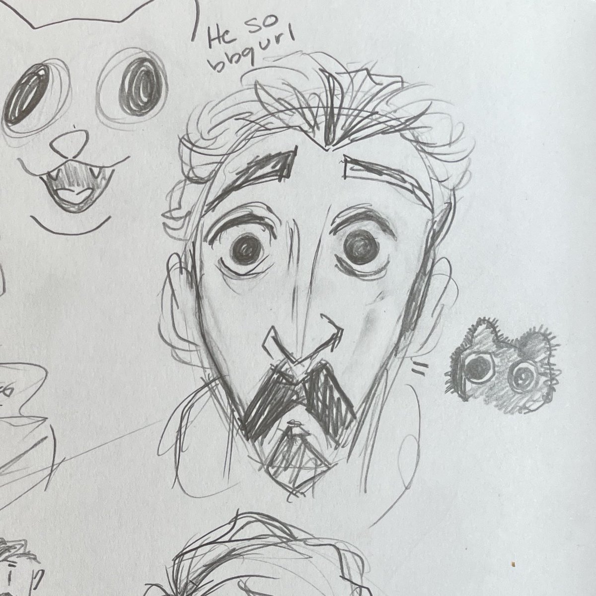 CalDraws_'s tweet photo. Some Ballister sketches for the soul 🥴
#Nimona #nimonafanart #nimonamovie #nimonanetflix #ballisterblackheart #BallisterBoldheart #Ballister #AmbrosiusGoldenloin #sketch #doodle https://t.co/Bs6x0k4GON
