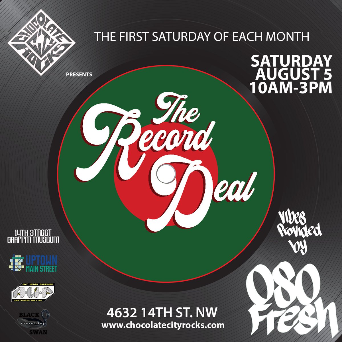 Interested to set up with us @ “The Record Deal!” Outdoor Vinyl &amp;  Vintage Marketplace (August 5th) and connect with DMV "People of Culture"?

Read and fill out the form: forms.gle/RFpmyUXFBGNE6D…

#chocolatecityrocks
#blackrockstarsuperhero