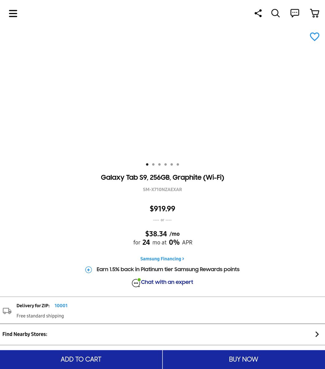 superpitufin's tweet photo. @sakitechonline I guess is kind of official, 256gb base on the tab S9, samsung website https://t.co/yEViT82Ixq