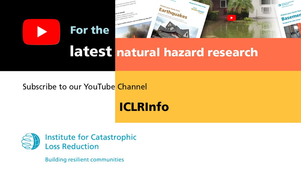 Check out the 330+ videos on our YouTube Channel with themes related to disaster risk reduction and climate change adaptation and be sure to subscribe.    

youtube.com/iclrinfo