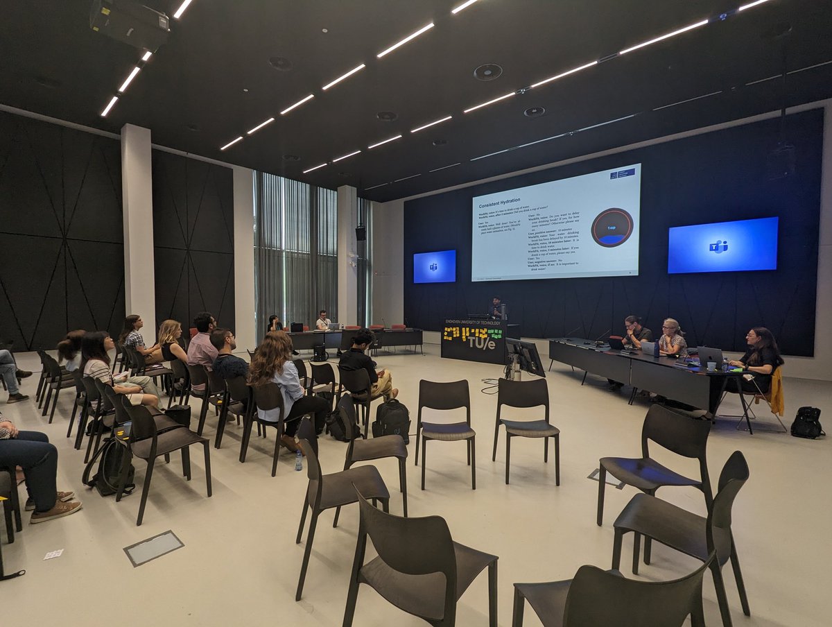 Very interesting discussions at the Doctoral Consortium! Some of the topics covered so far: privacy, workplace well-being, lexical alignment, and more to come <a href="/ACM_CUI/">ACM CUI</a> #CUI2023