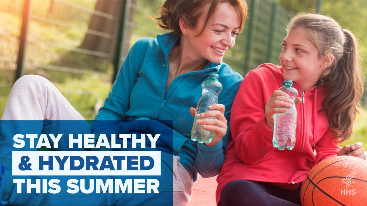 Drinking enough water is crucial for preventing dehydration, cushioning joints, and protecting the spinal cord. 💧 

Choose water over soda, tea, and other drinks so you can stay healthy and hydrated in the heat. ☀️ 

Visit bit.ly/3WHv8WR for more hydration tips!