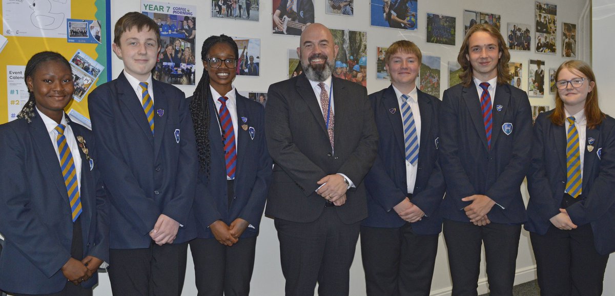 Say a huge hello to our new Prefect Top Team! 👋

Head Boy - Jack Degg
Head Girl - Leona Yeboah
Deputy Head Boy - Harrison Bradley
Deputy Head Girl - Georgia Abbott
Assistant Head Boy - Tyler Nixon
Assistant Head Girl - June Ogunwamyo

Congratulations on your new roles! ⭐