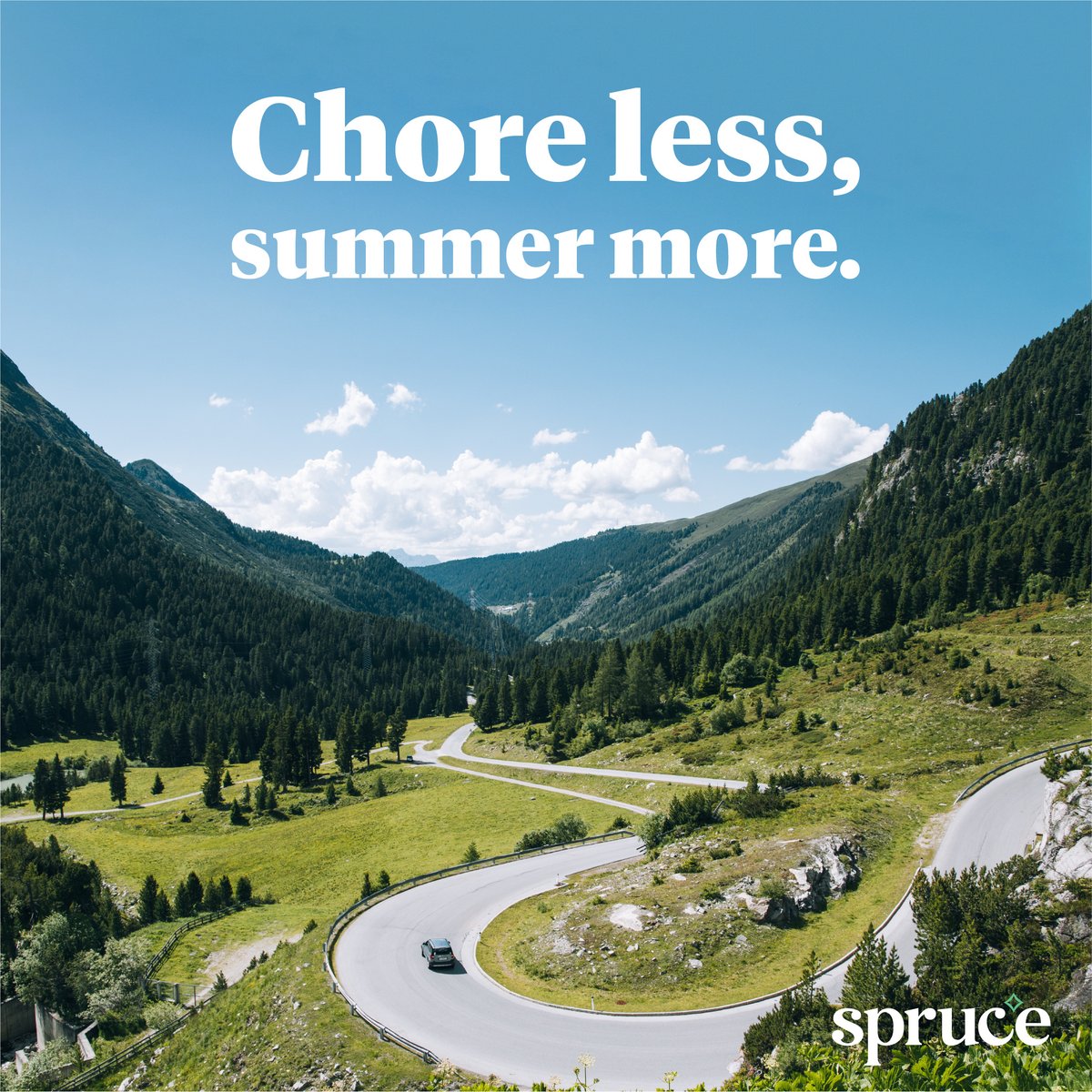Spruce: The key to unlocking a summer of adventure! Wave goodbye to cleaning hassles and unlock more time for epic road trips. 🚗 If you could take a spontaneous road trip right now, where would you go? Comment below with your dream destination! #SpruceUnlockSummer

#choreless