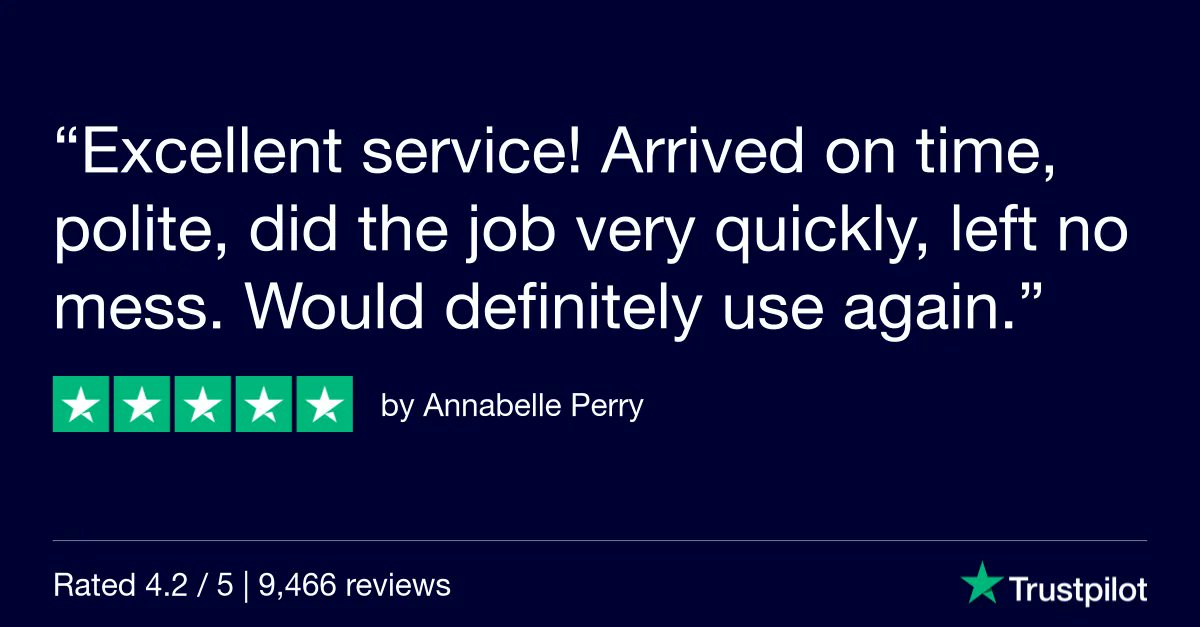 Delighted to know this customer would choose us again!

Do you have a story about Aspect to share? You can always leave feedback for us on Trustpilot. And if you need help from expert tradespeople, book online today! Click here - buff.ly/3MyppiV