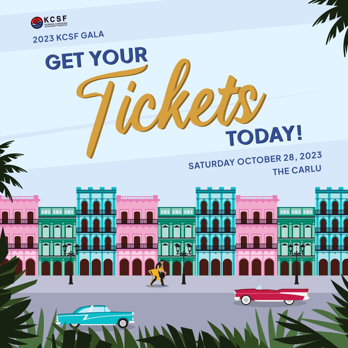The 2023 KCSF Gala will take place on Saturday, October 28th, 2023, at the Carlu. Tickets are now available for purchase at kcsf.ca/gala-ticket.

So, secure your spot for an unforgettable night as we come together to support KCSF's initiatives!

#kcsf #gala #fundraiser