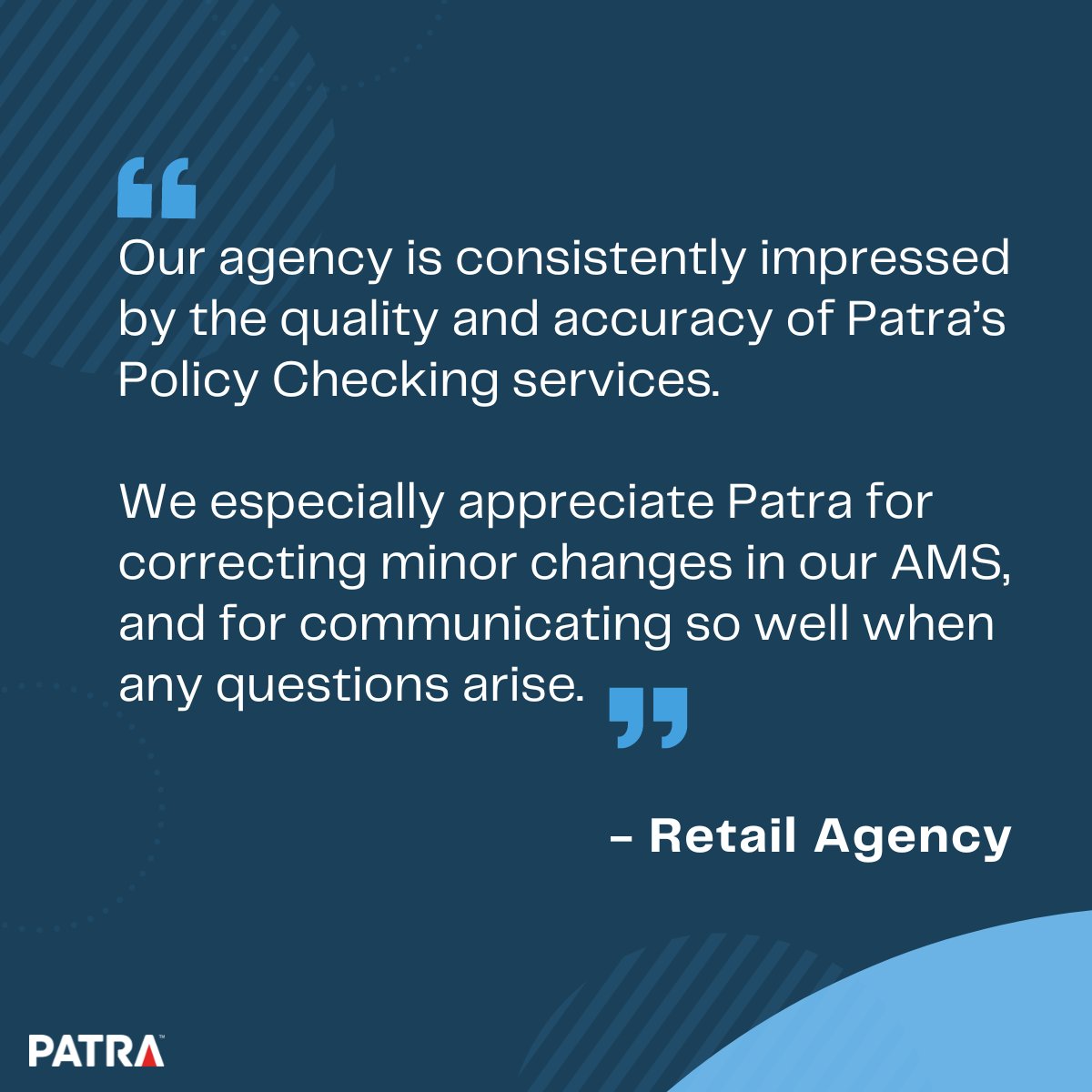 With hubs.la/Q01TZBbS0, Patra continues to lead the way in policy checking automation while providing unprecedented value for our customers.