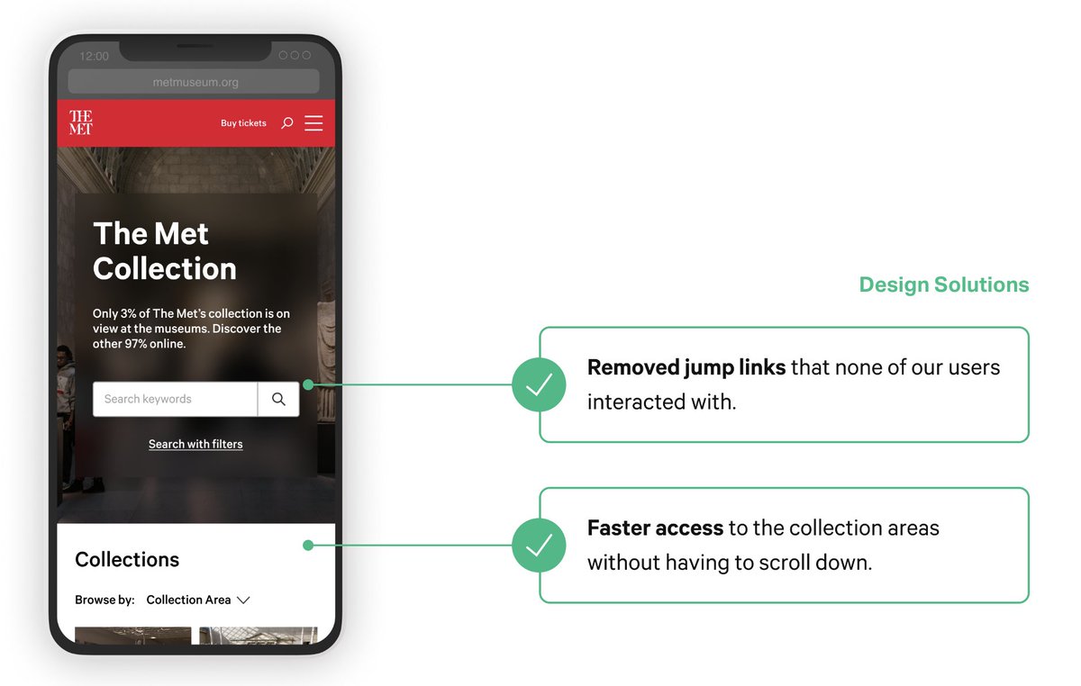 Eye-Tracking &amp; Behavior Analytics Case Study

Improving The @MetMuseum's Search Experience with Mobile Eye-Tracking Study by Lillian Yang

Check out Lillian's work: buff.ly/3O1Pc2m 
More from Pratt Institute's Center for Digital Experiences: buff.ly/44mQdsz
