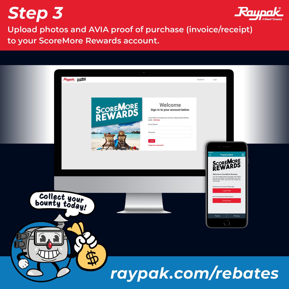 Genesis3Inc's tweet image. Are you upgrading to an AVIA? If you replace a competitor heater with an AVIA pool heater you could earn $250 cash back. Eligible on Raypak, Rheem, and Ruud branded AVIA's. Visit raypak.com/rebates to learn more and start earning today! #Raypak #Rebates #sponsoredpost