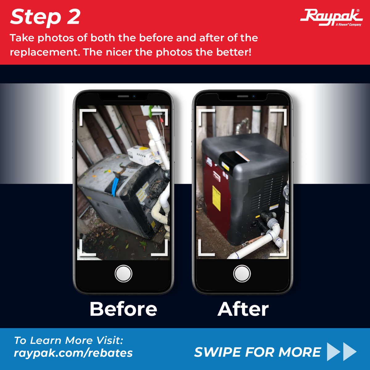 Genesis3Inc's tweet image. Are you upgrading to an AVIA? If you replace a competitor heater with an AVIA pool heater you could earn $250 cash back. Eligible on Raypak, Rheem, and Ruud branded AVIA's. Visit raypak.com/rebates to learn more and start earning today! #Raypak #Rebates #sponsoredpost