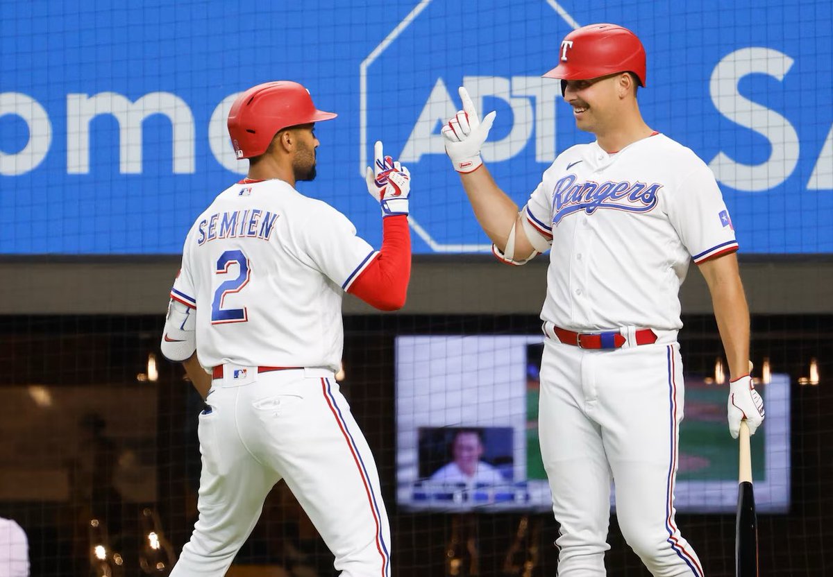 The Rangers are onto something here. 

• Undefeated in the second half
• 5-game win streak 
• 4.5 games up in the division 
• 4th best record in all of baseball
• Highest run differential in all of baseball
• On pace to win 96 games (28 games better than last year)
•