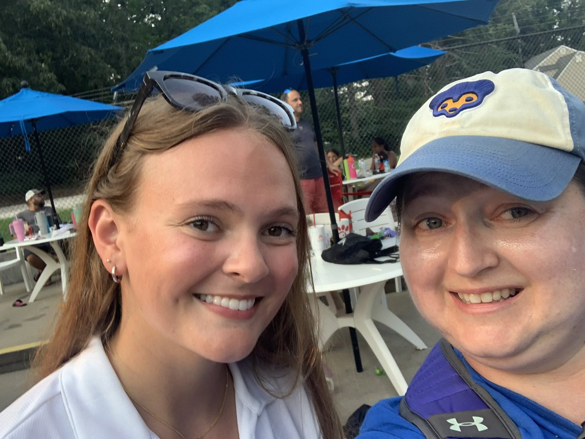 🔭RAPIDS COACH SIGHTINGS🔭 Coach Ashley was busy on Tue night supporting Rapids swimmers!! It was awesome seeing Miller Sweazy at the Hanover vs Pebble Creek meet! Soon thereafter, she got to see Brooke Nelson sharing her wisdom as a coach of her own at Wellesley vs CORA!