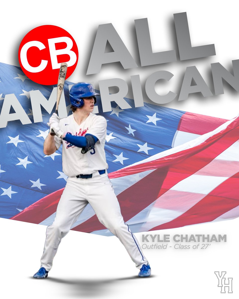 Congratulations to incoming freshman Kyle Chatham for being named to the <a href="/CBNewspaper/">Collegiate Baseball</a> HS All American Team! Kyle was the Region 5-7A Player of the Year for Walton High School this past season. He hit .448 with 15 XBH and 19 stolen bases! Excited to have this guy in purple! ⛰️🦁🟣
