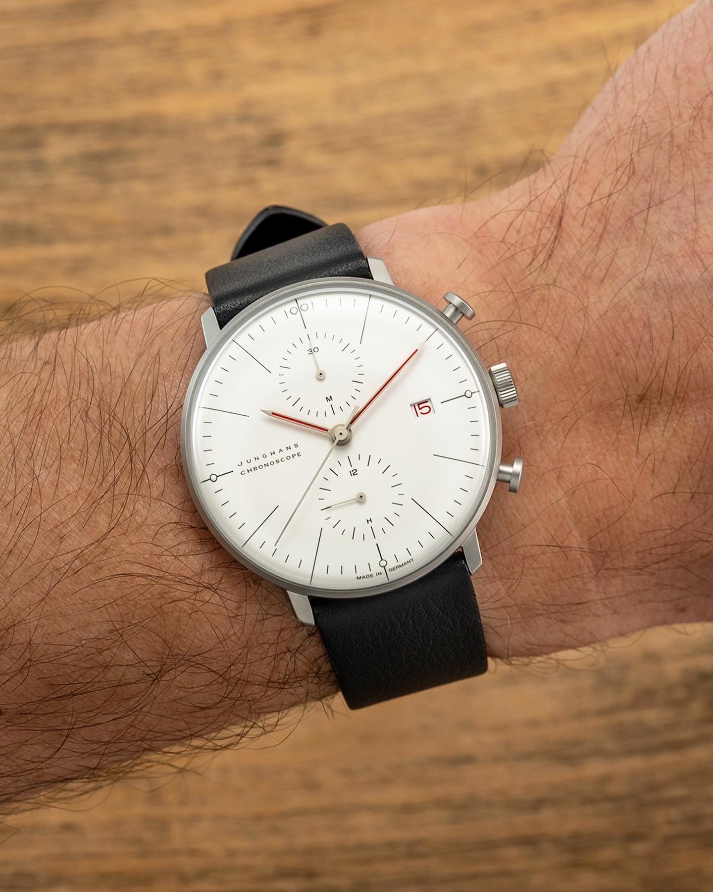 Teddy Baldassarre on X What do you guys think of the Chronoscope The Junghans Max Bill Chronoscope Bauhaus pays tribute to the German school of design started over 100 years ago with