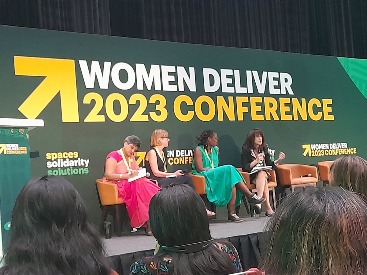 Am super exicited for having attended #WomenDeliver2023  high level engagement that centered on comprehensive funders expection in bid to realize international committments in #SRHR financing.
#spacesolidaritysolution 
#enlighteningthesociety