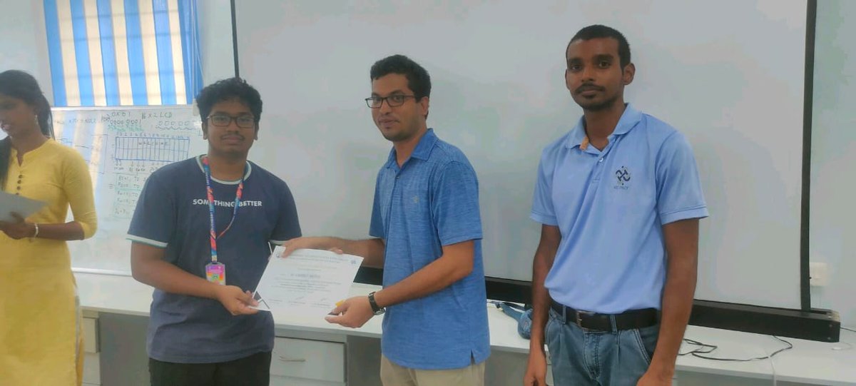 aicpecftweet's tweet photo. Yet another  #workshop organized by AIC-PECF.
Amazing 2-day Crash course workshop on Embedded System Design using Arduino! 
We would like to express our sincere appreciation to the resource persons Mr.YOGARAMAN D who facilitated the workshop. https://t.co/YKsqg6l53H