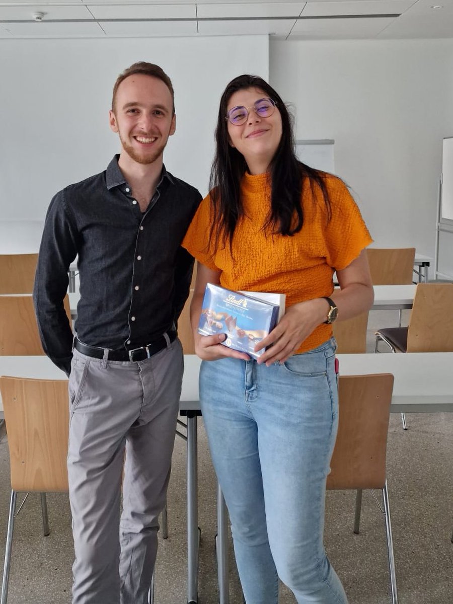 Cecilia Zito (@zito_cecilia) on Twitter photo Yesterday Philipp successfully presented his BSc thesis. 
It was a great pleasure to work with him—my first BSc student in <a href="/KoziejLab/">KoziejLab</a> Yesterday Philipp successfully presented his BSc thesis. 
It was a great pleasure to work with him—my first BSc student in <a href="/KoziejLab/">KoziejLab</a>