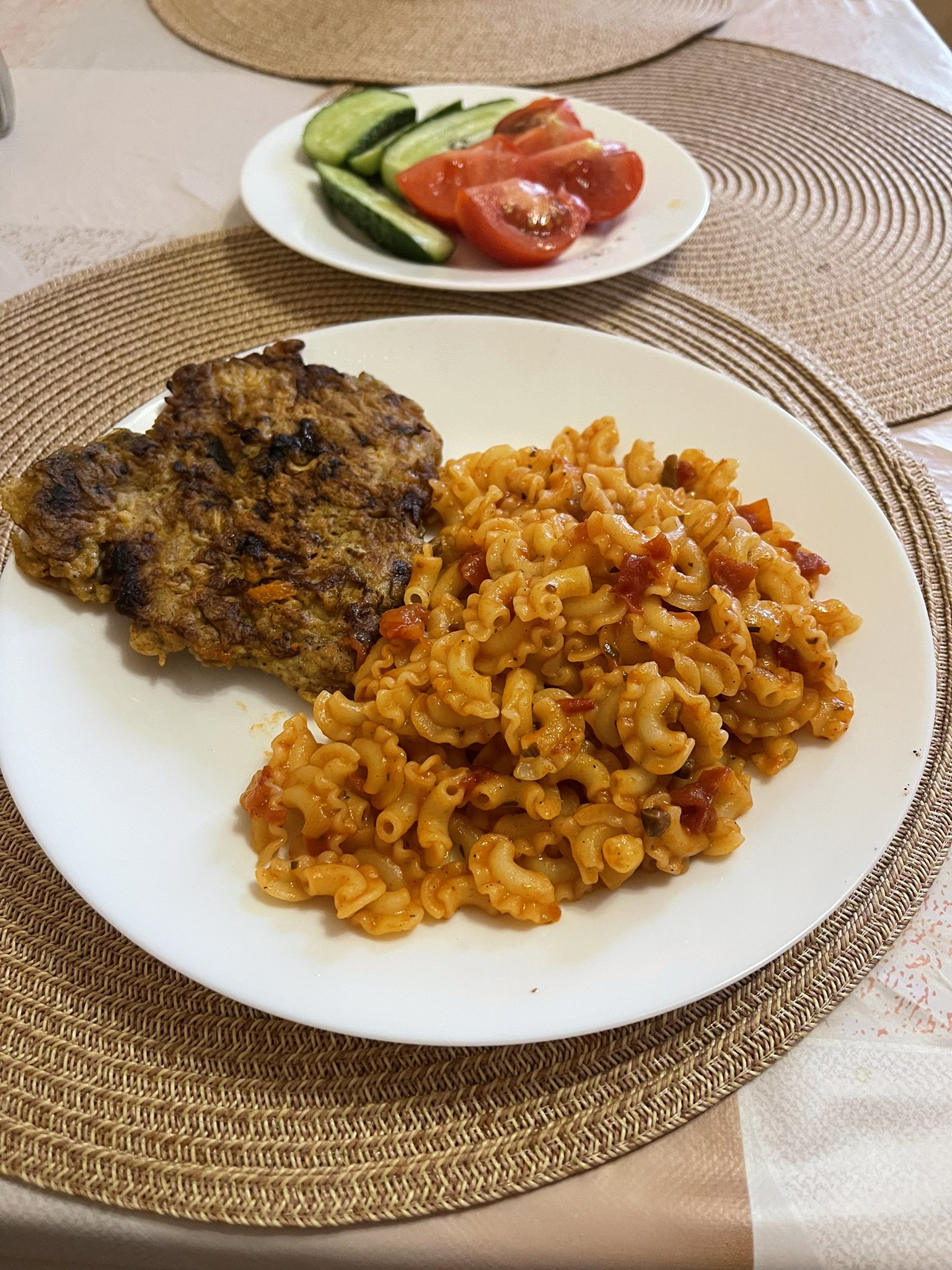 Nebheprura on Twitter "Simple dinner pork escalope with pasta and