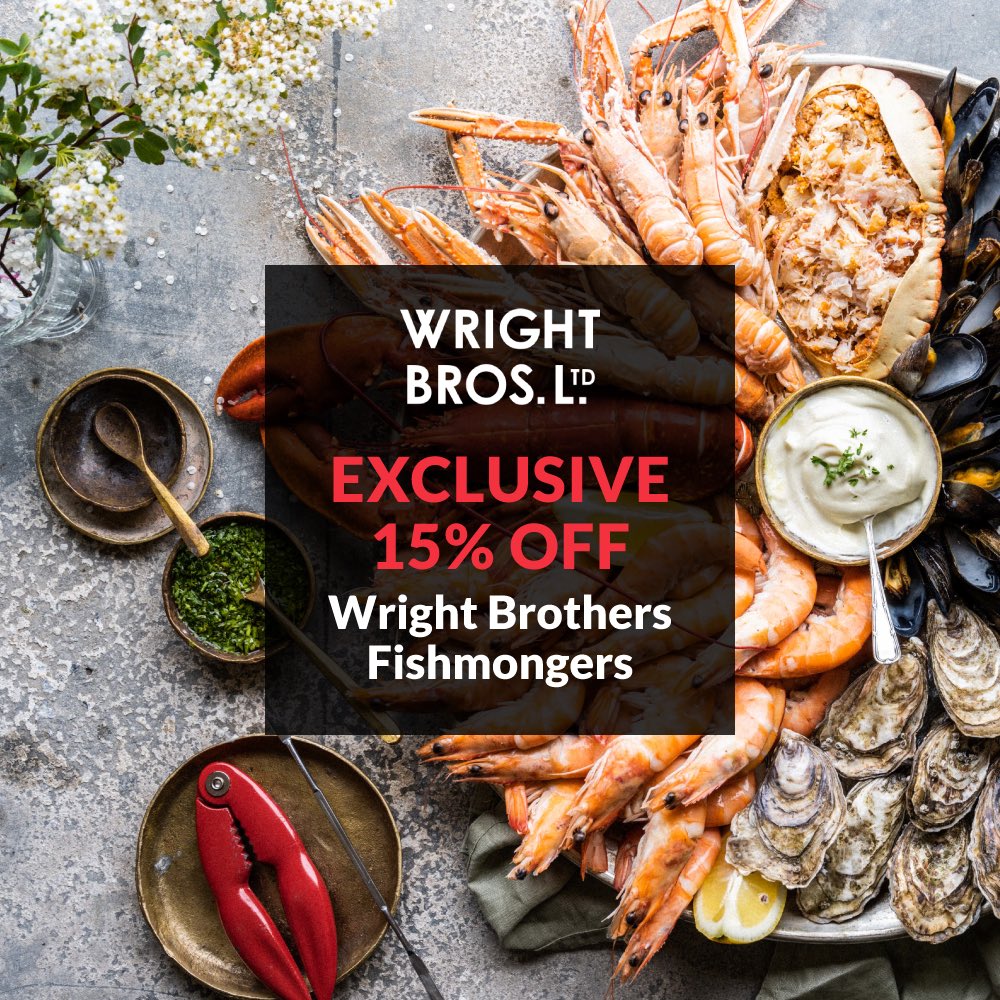 sousvidetools.com (@sousvidetools) on Twitter photo 15% Discount <a href="/WrightBrosLTD/">Wright Bros</a> fishmongers 🐟 lobster 🦞 exclusively for our customer 🦐
Use code WBSVIDE15 on any full price item to receive a 15% discount:
thewrightbrothers.co.uk/?gclid=EAIaIQo… 15% Discount <a href="/WrightBrosLTD/">Wright Bros</a> fishmongers 🐟 lobster 🦞 exclusively for our customer 🦐
Use code WBSVIDE15 on any full price item to receive a 15% discount:
thewrightbrothers.co.uk/?gclid=EAIaIQo…