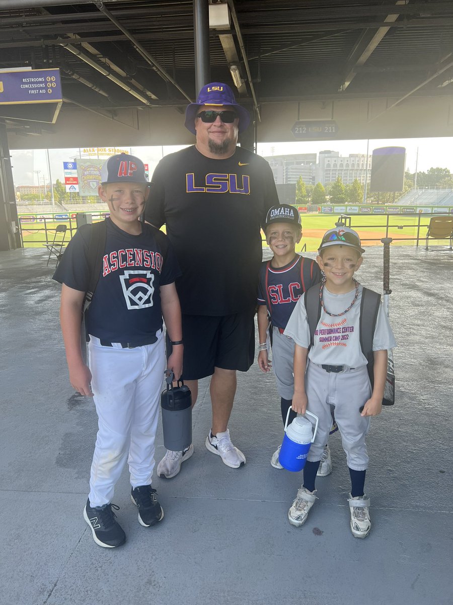 Amy Y. Gayle (@amyygayle) on Twitter photo Boys are loving <a href="/LSUbaseballcamp/">LSU Baseball Camps</a> thanks to Coach Wanaka <a href="/lsucoachchief/">Marc Wanaka</a> for the warm greeting every morning! <a href="/LSUbaseball/">LSU Baseball</a> the BEST! 💜💛 Boys are loving <a href="/LSUbaseballcamp/">LSU Baseball Camps</a> thanks to Coach Wanaka <a href="/lsucoachchief/">Marc Wanaka</a> for the warm greeting every morning! <a href="/LSUbaseball/">LSU Baseball</a> the BEST! 💜💛
