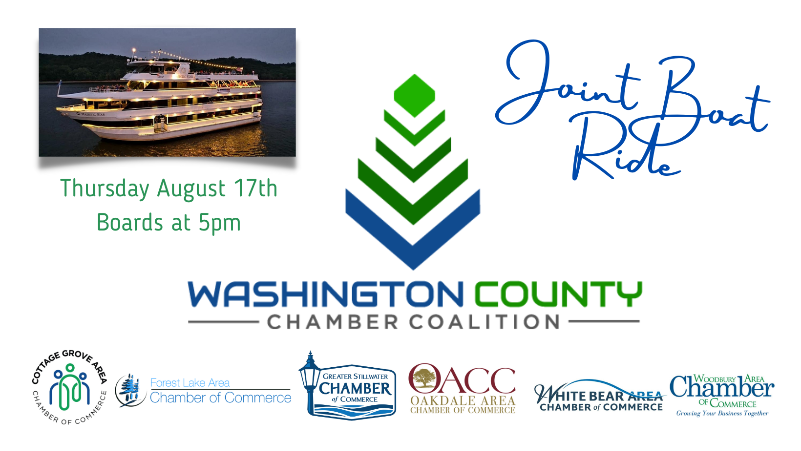 StillwaterCOC's tweet photo. Mingle with Members from 6 area Chambers!🚢Register for Joint CHAMBER Cruise MIXER 2023 ~ August 17! - https://t.co/dcgzUC15lH https://t.co/o0wxmGJbmv