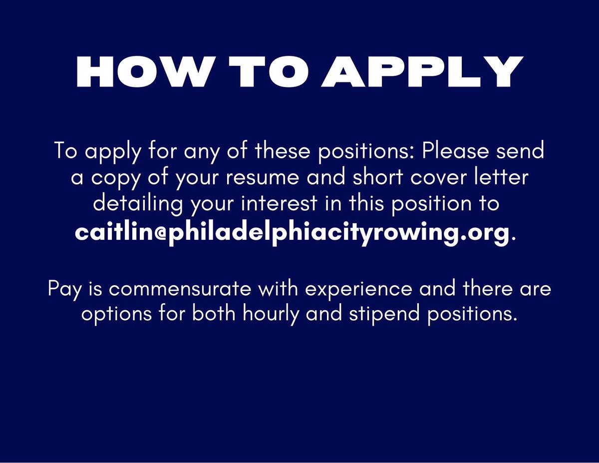 Philadelphia City Rowing tweet media