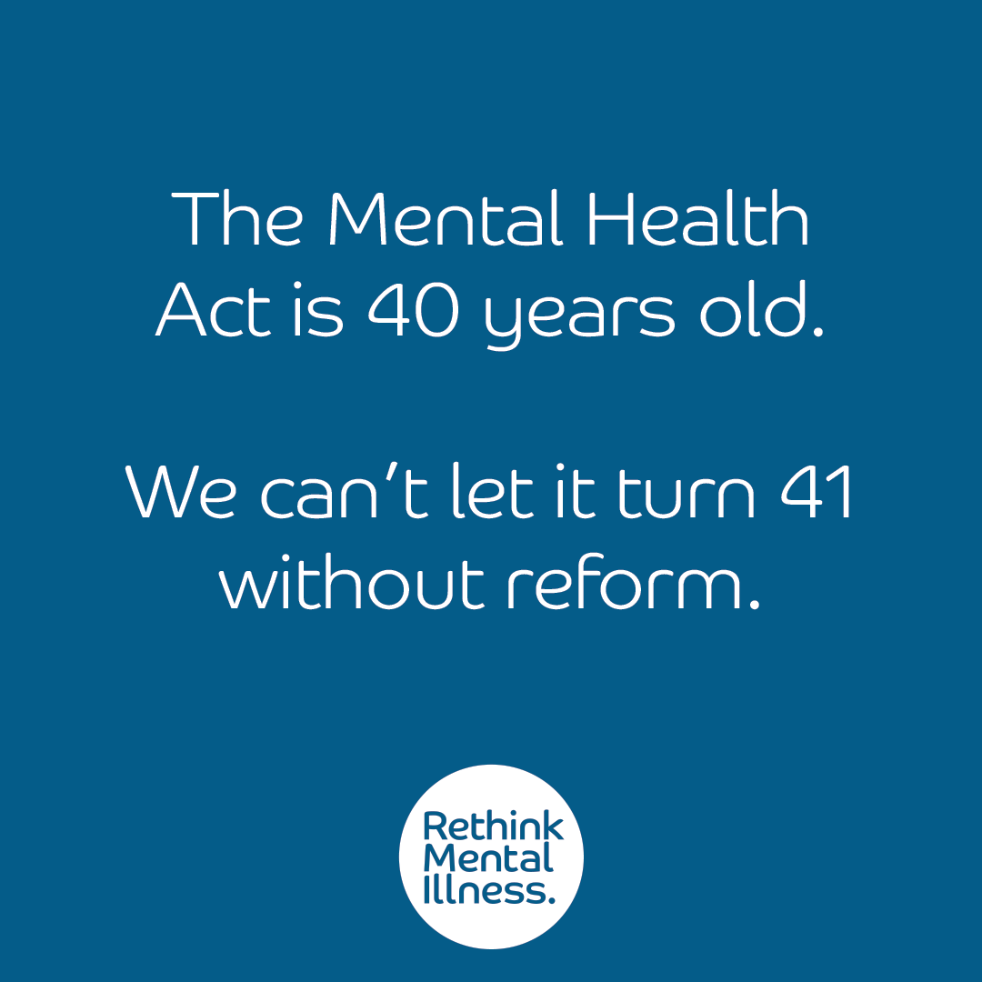 🚨 We need your help 🚨

Parliament will close for the summer tomorrow. We're running out of time to reform the Mental Health Act before the next election.

Share this post to demand that @rishisunak and the government reform this outdated act.