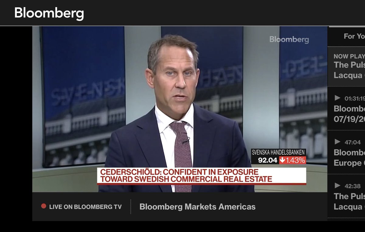 Handelsbanken (@handelsbanken) on Twitter photo Handelsbanken has the highest combined credit rating in the world for a privately owned bank, which was recently confirmed by the leading rating agencies Fitch, Moody's and S&P.
ย
Donโt miss the insightful interview on <a href="/Bloomberg/">Bloomberg</a> TV where <a href="/flacqua/">Francine Lacqua</a> engages in a discussion with our Handelsbanken has the highest combined credit rating in the world for a privately owned bank, which was recently confirmed by the leading rating agencies Fitch, Moody's and S&P.
ย
Donโt miss the insightful interview on <a href="/Bloomberg/">Bloomberg</a> TV where <a href="/flacqua/">Francine Lacqua</a> engages in a discussion with our