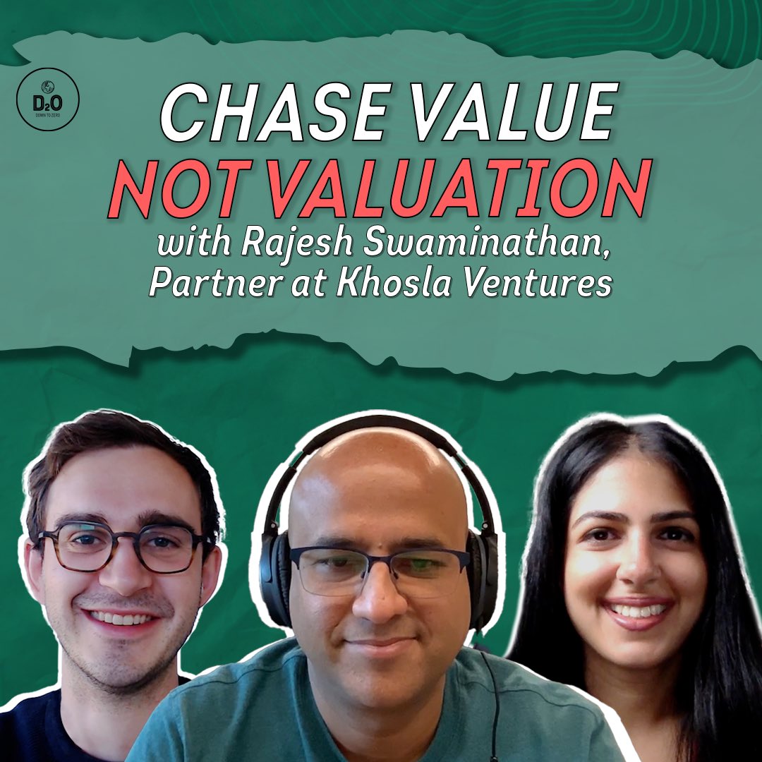 shaneeztweets's tweet photo. Wooo latest ep of Down to Zero with @khoslaventures is out!
Episode and summary links ⬇️ https://t.co/ItWnvo3hOX