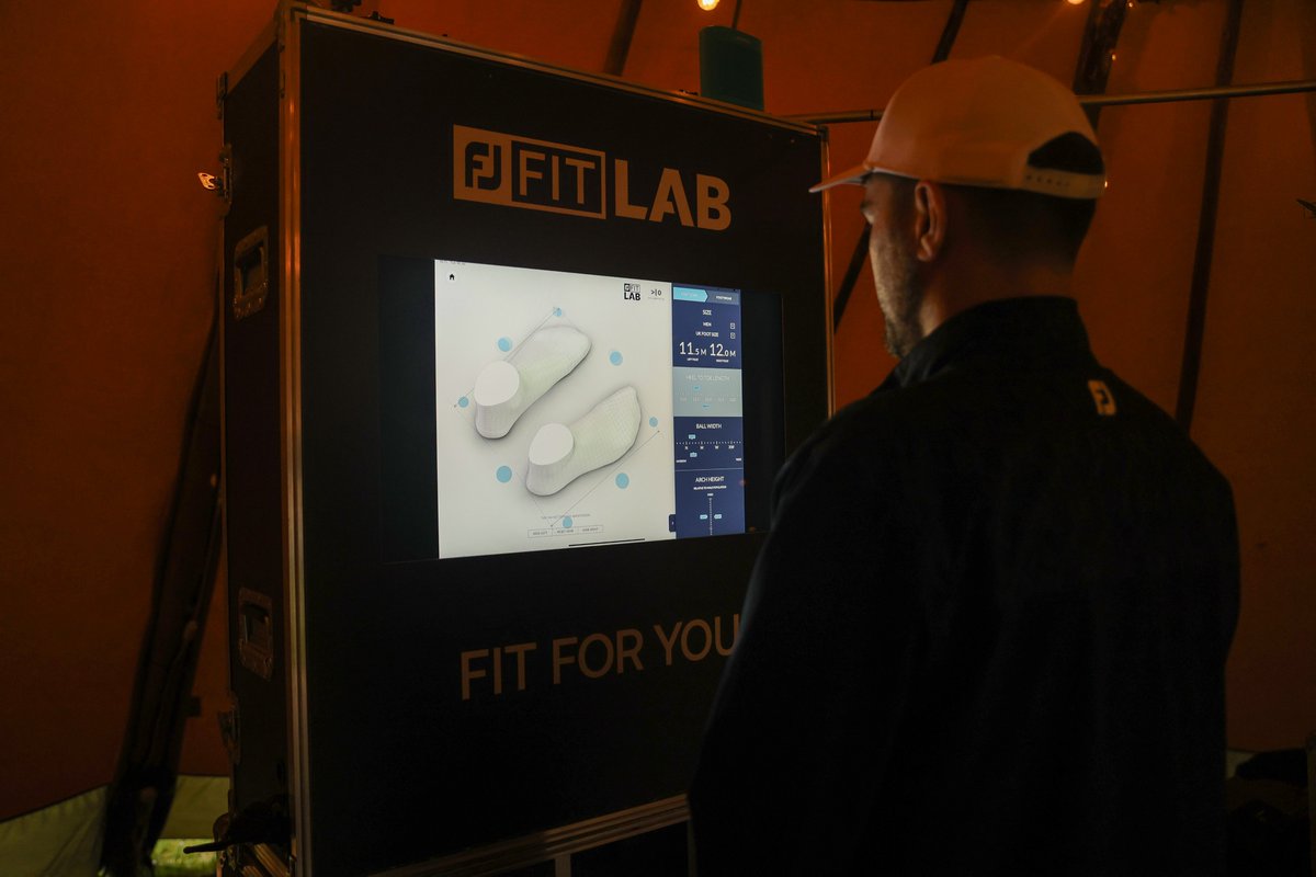 FootJoy's tweet photo. We are excited to introduce #FJFitLAB: the future of fit.

Backed by over 100 years of design and innovation leadership, FootJoy sees fit differently. Fit is more than just a number, golf shoe fit is a performance-based concept critical to playing your best.

At the #FJCampOut this week? Stop by to be among the first to experience it.

#1ShoeInGolf