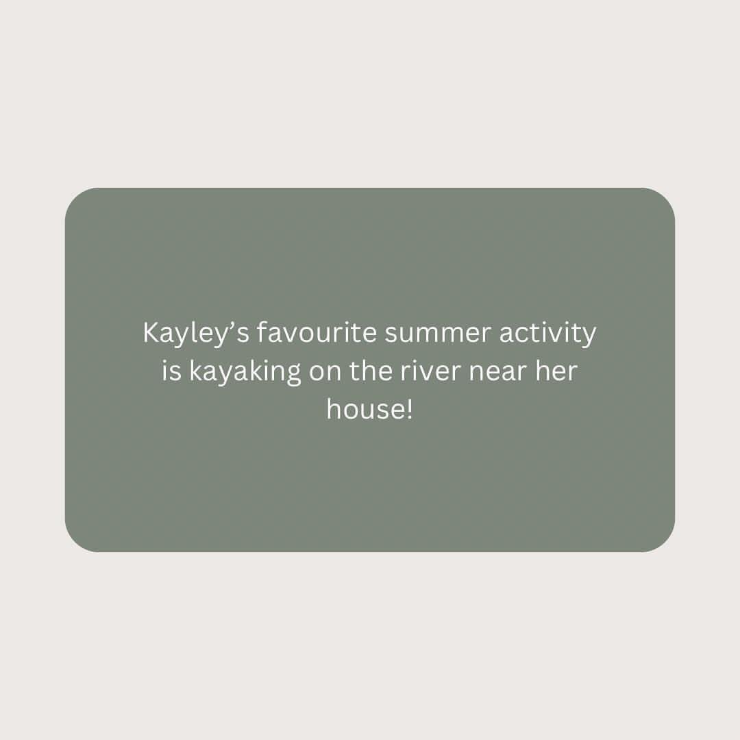 EvergreenEdPtbo's tweet photo. Meet Kayley! (also known as Mrs. Dunn) swipe through to read more 🌿 https://t.co/PkNQnEz1AN