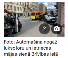 Jau atkal - nabaga vadītājs mierīgi brauca, tad pēkšņi tā automašīna satrakojās, vai ne, <a href="/DelfiLV/">Delfi</a> ?