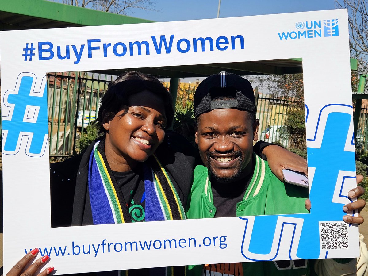 We have made a commitment to not only buy from women buy to support partners who actively promote and Implement the #buyfromwomen.

Clement Maosa says the improving the economic status of society through women is our collective responsibility.

#NYDA 
#UNWomen