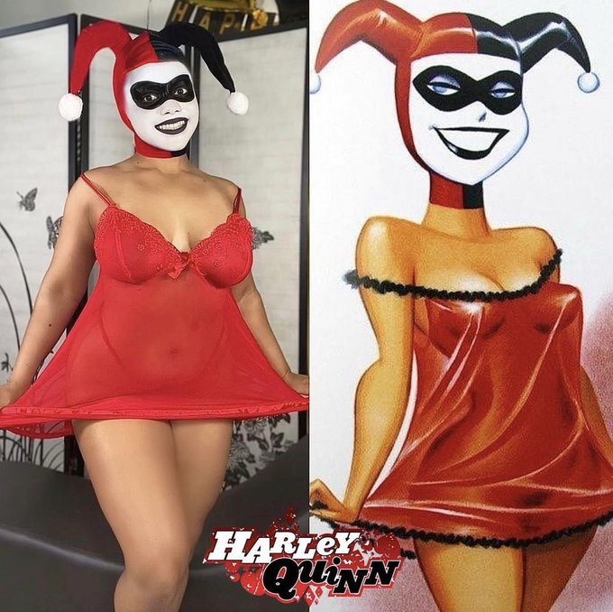 Harley Quinn Sexy Night Gown &hearts;️🔪New video 💋 check it out! https://t.co/fduXK7Q2cB &hearts;️❣️🔪🤡 #cosplayer #thejoker<a href="/tag/cosplayer"class="tags"><span>#cosplayer</span></a><a href="/tag/batman"class="tags"><span>#batman</span></a><a href="/tag/dccomics"class="tags"><span>#dccomics</span></a><a href="/tag/thejoker"class="tags"><span>#thejoker</span></a><a href="/tag/dcani"class="tags"><span>#dcani</span></a>