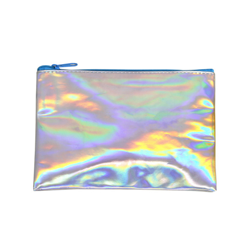 Colorful silver flat bag, iridescent PU makeup pouch, promotion gift leather pouch, lipstick storage bag

#travelcosmeticbag    #flatPUpouch    #promotiongiftbag    #lipstickstoragebag