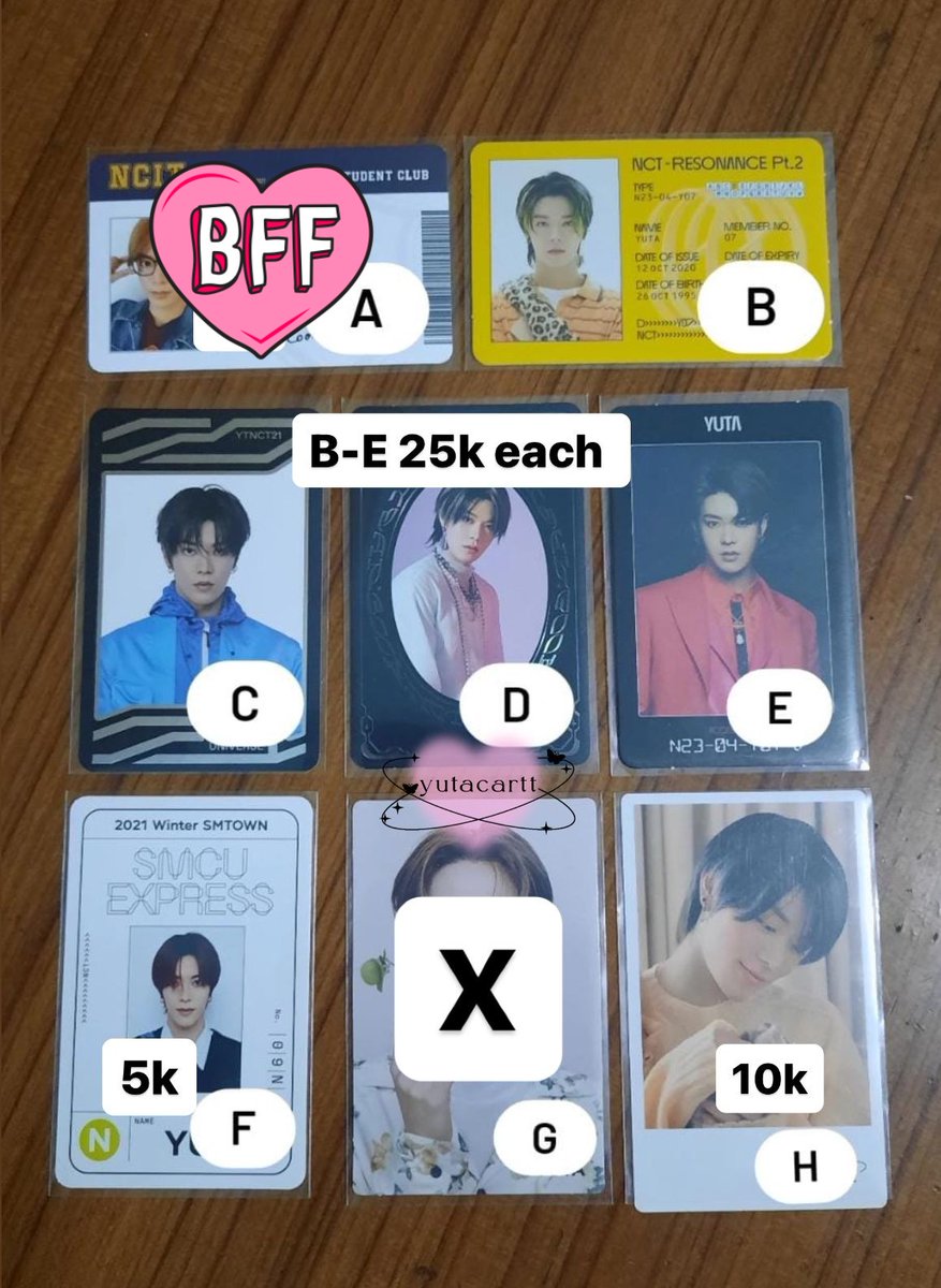 calantheia's tweet photo. wts want to sale - aab pc nct yuta mark haechan johnny chenle jaemin jeno

☆  price inc all (packing+adm)
☆  req co live shopee ✅️

dom sby https://t.co/r8ffEongCM